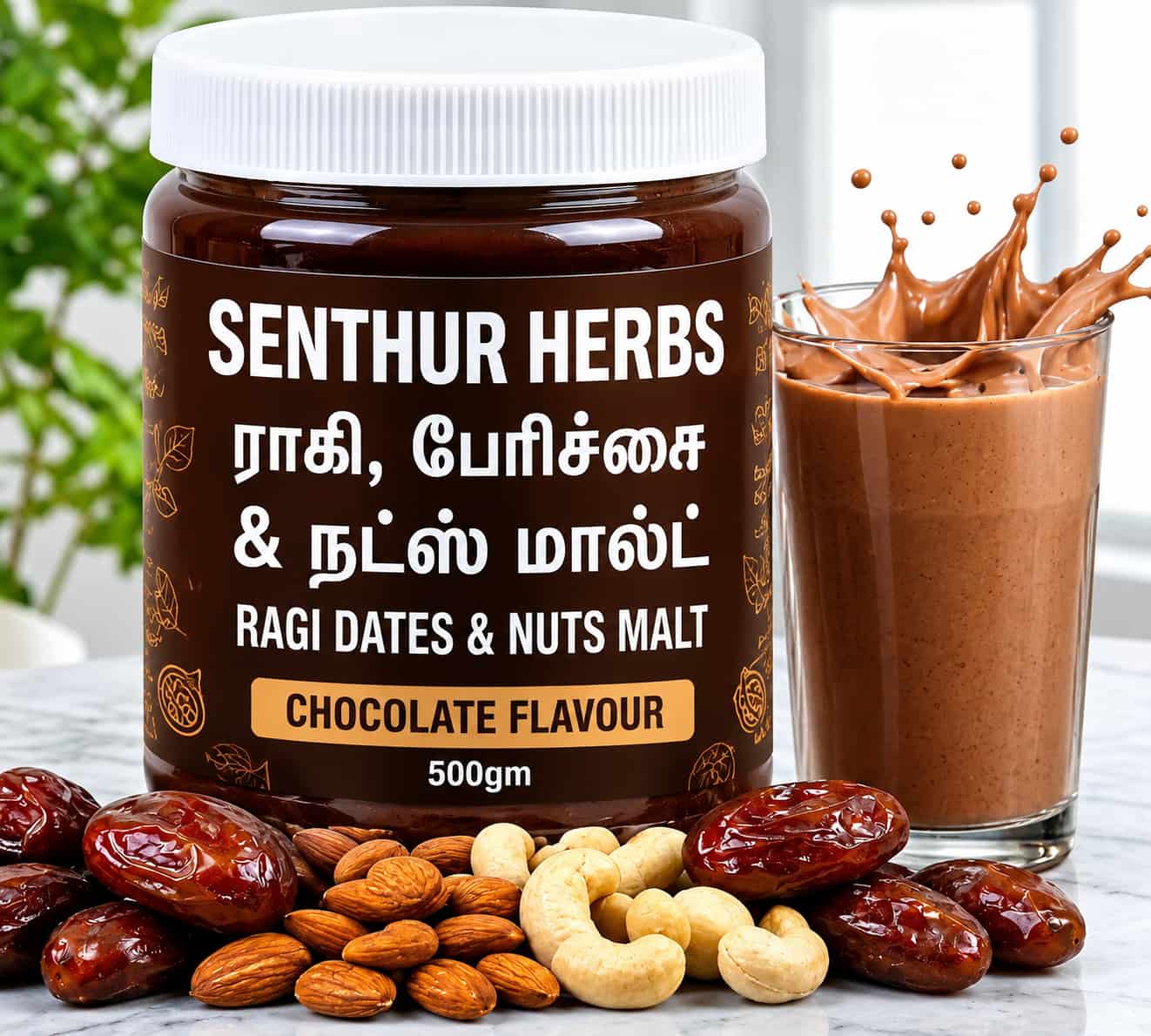 Ragi Dates And Nuts Malt – 500g